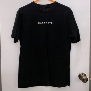 Halfwits in-side-out tee